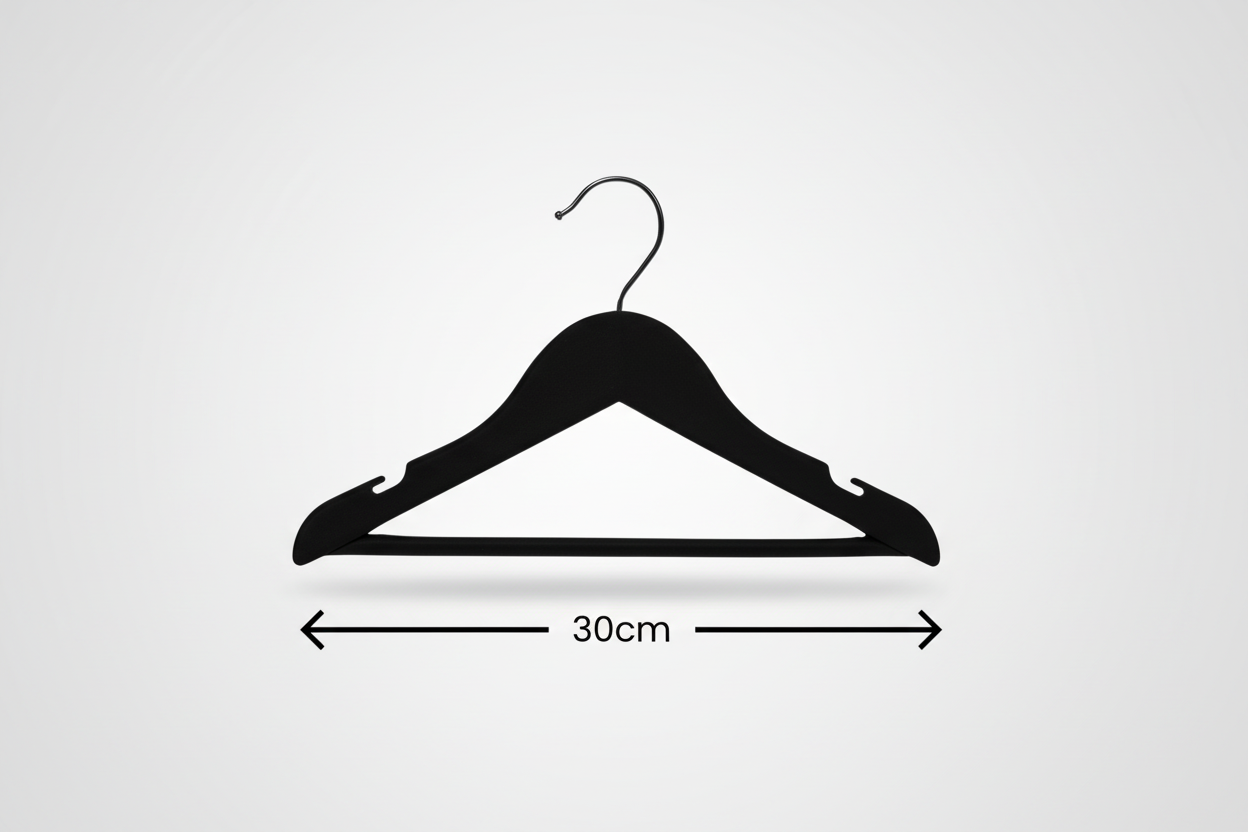 Gancho para bebe de lujo tipo madera X48 unidades niño