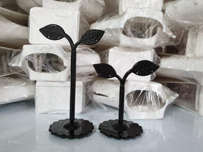 Exhibidor de aretes Hojitas individual Soporte Base Expositor