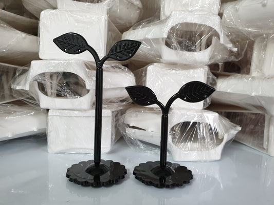 Exhibidor de aretes Hojitas individual Soporte Base Expositor
