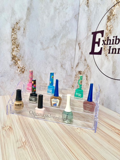 Exhibidor de esmaltes soporte y organizador de maquillaje