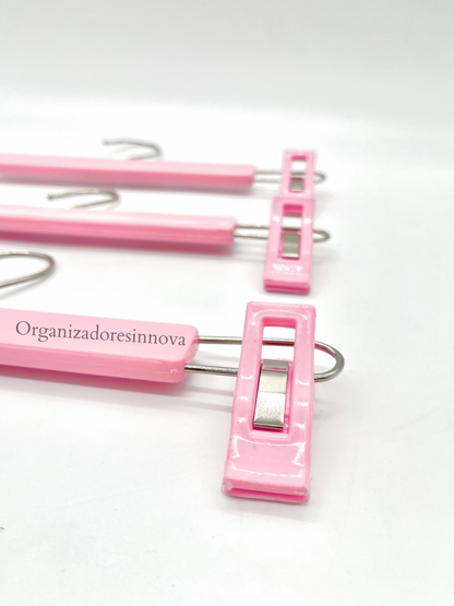 Gancho Percha Pinza de lujo tipo madera X48 unidades