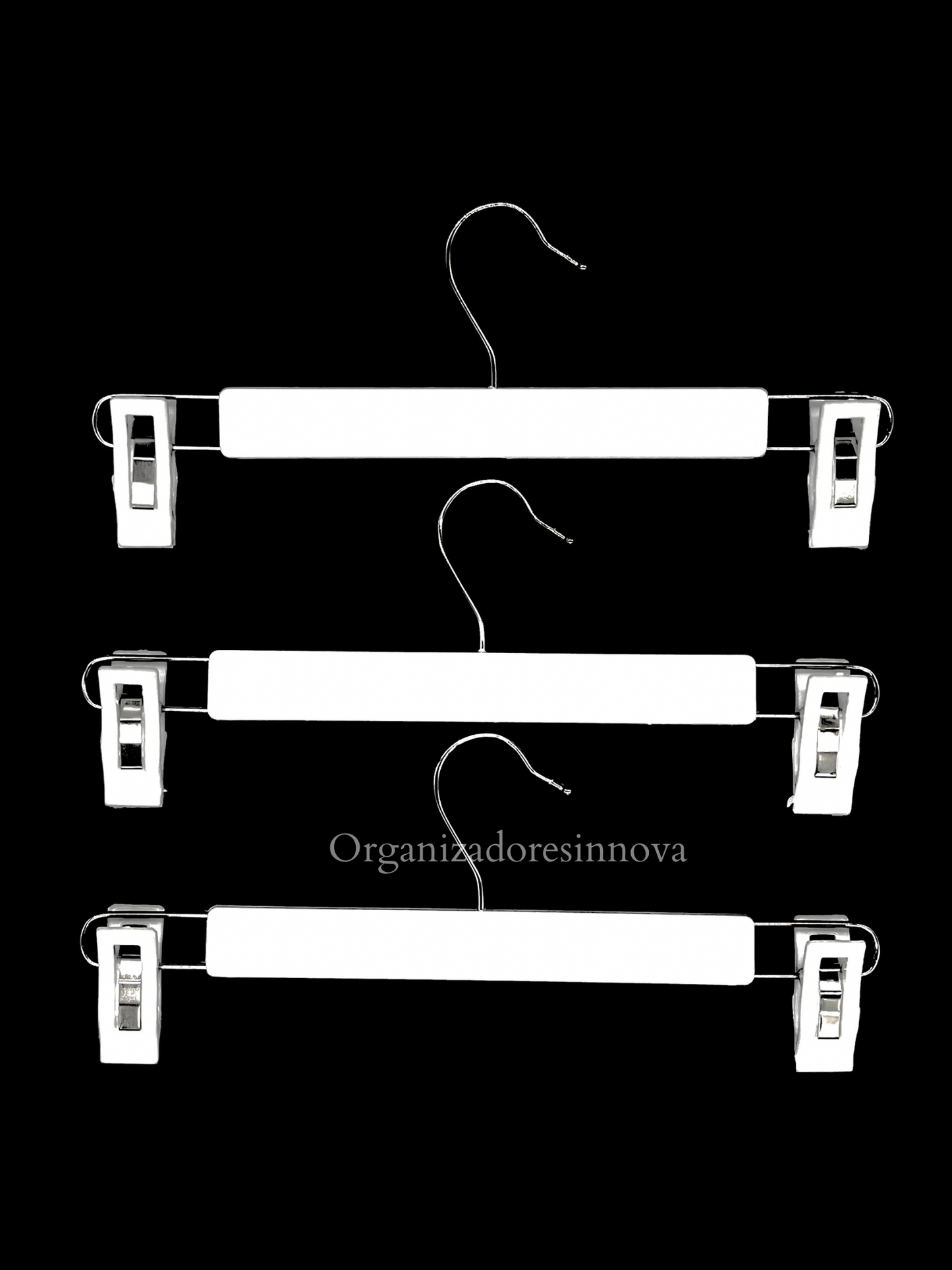 Gancho Percha Pinza de lujo tipo madera X48 unidades