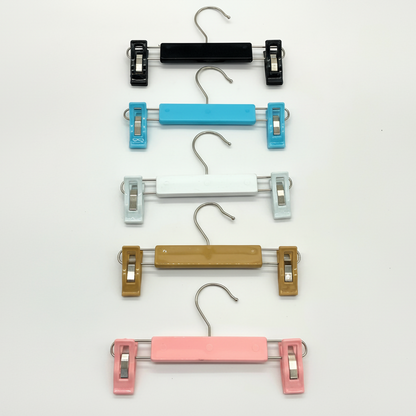 Gancho Para Bebe Percha Pinza de lujo tipo madera X48 unidades