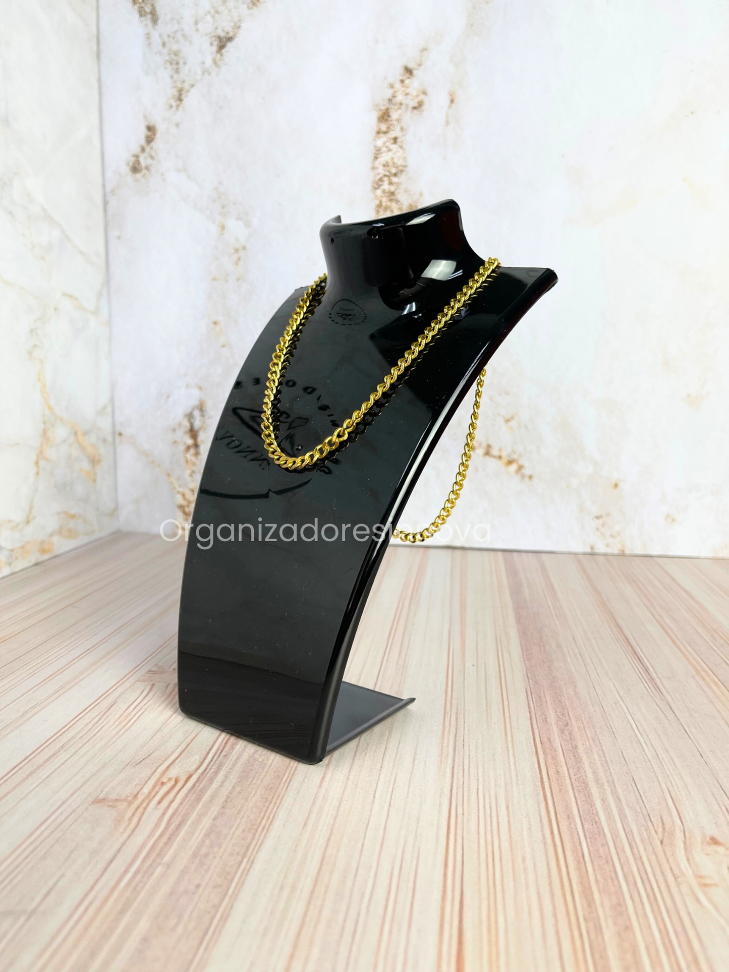 Exhibidor Soporte Cuello Collar Palomo Base Cadenas