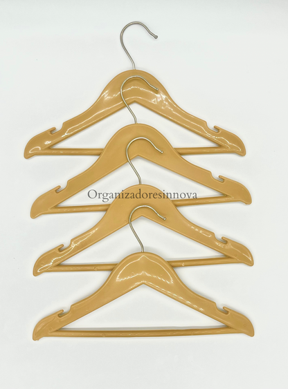 Gancho para bebe de lujo tipo madera X48 unidades niño