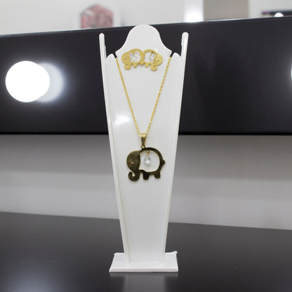 Exhibidor Soporte Cuello Collar Fantasma Base Cadenas