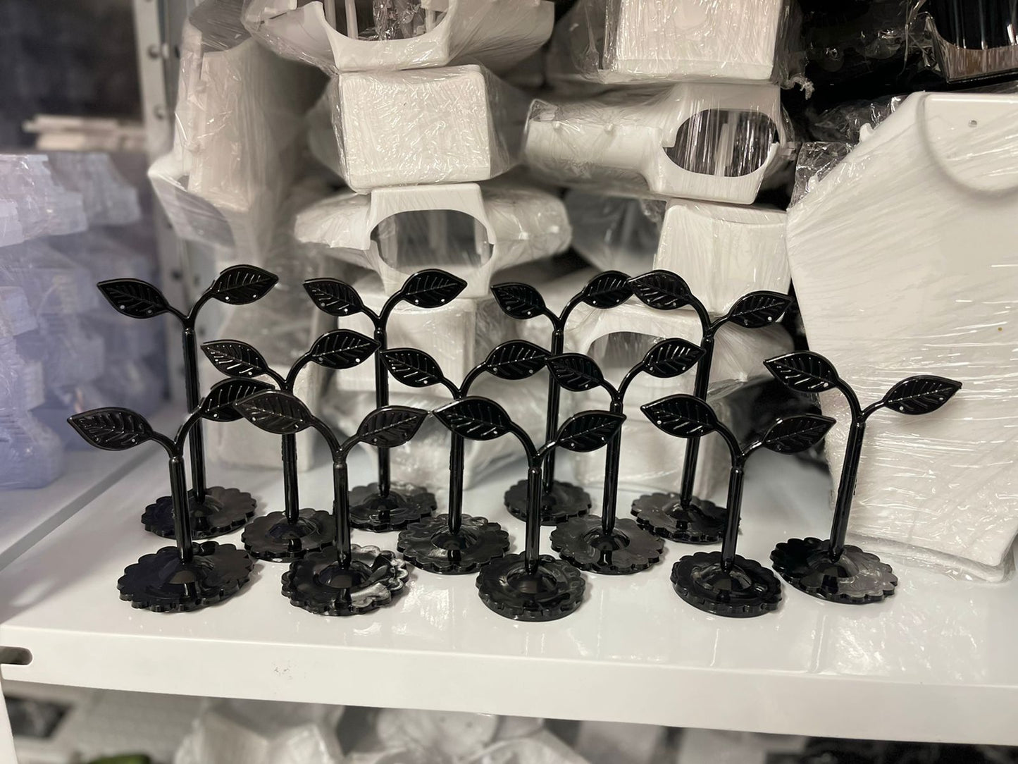 Exhibidor de aretes Hojitas individual Soporte Base Expositor