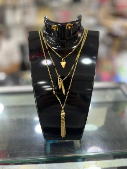 Exhibidor Soporte Cuello Collar Palomo Base Cadenas