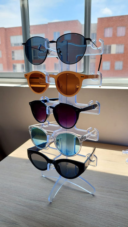 Exhibidor de Gafas de 5 niveles soporte base vertical