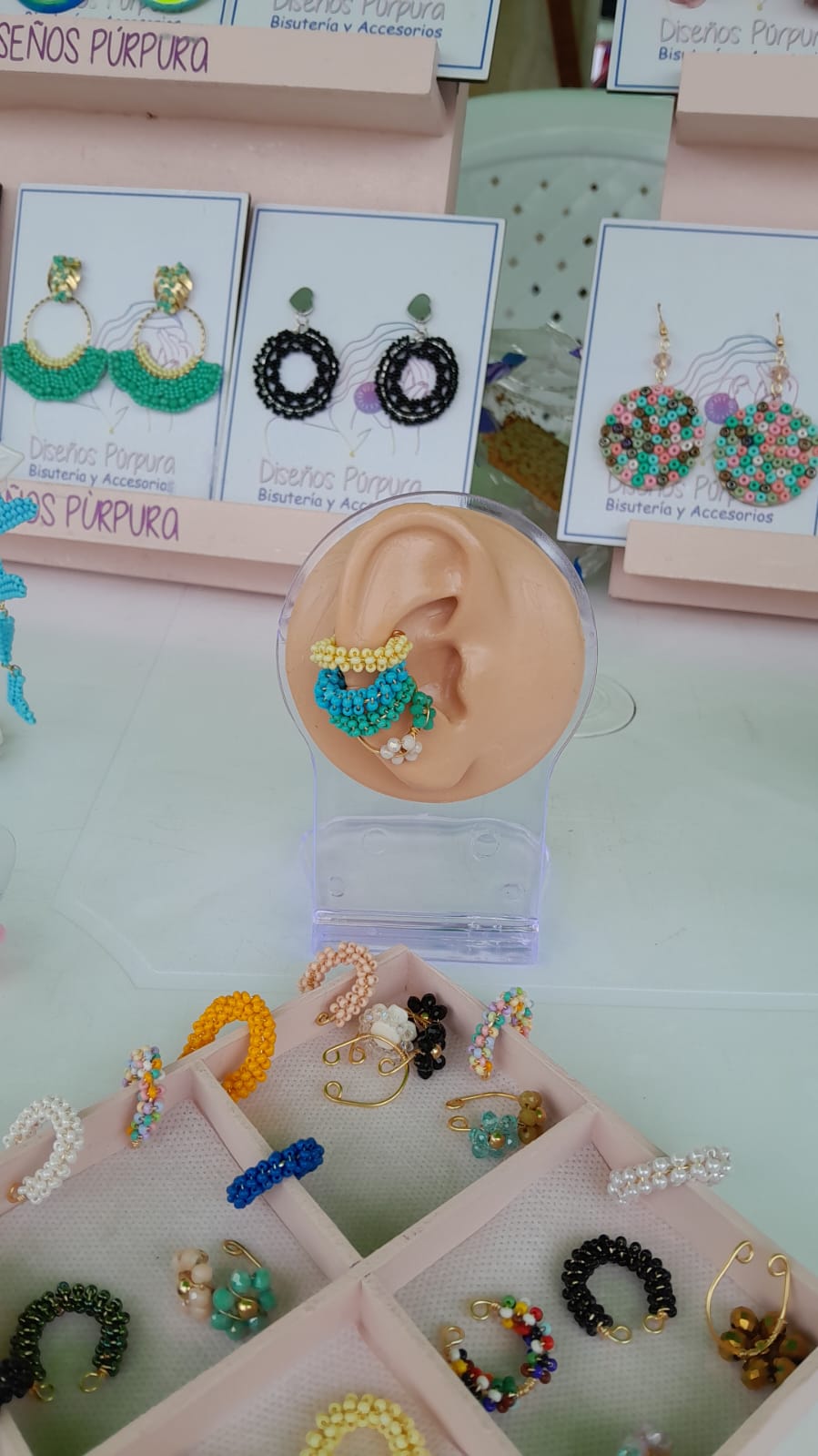 Oreja Maniquí maniquíes exhibidor Expositor aretes piercing