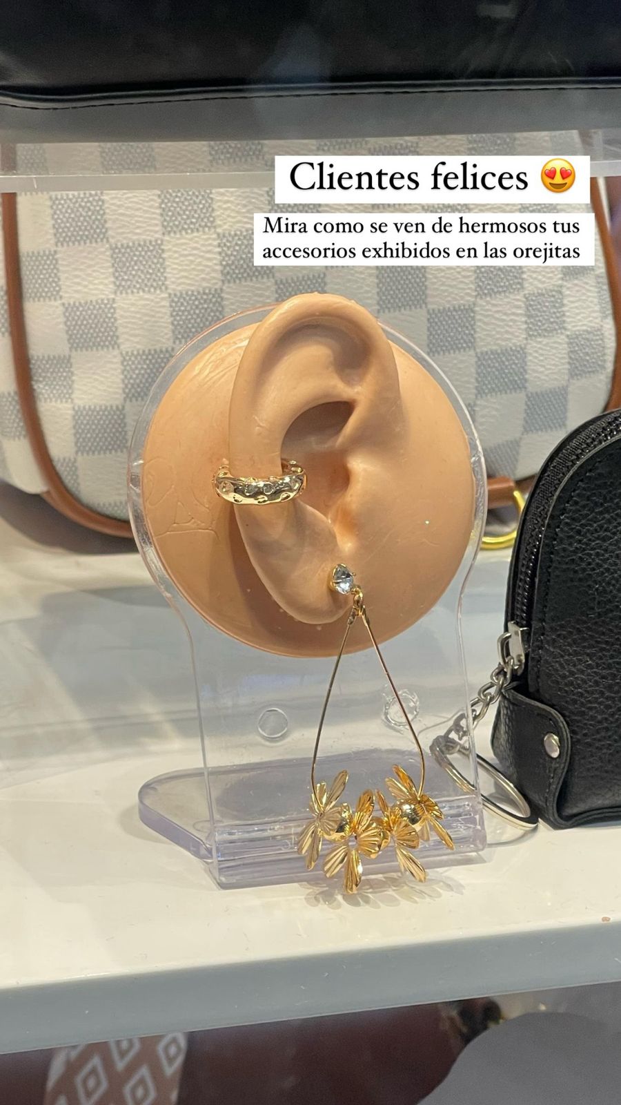 Oreja Maniquí maniquíes exhibidor Expositor aretes piercing