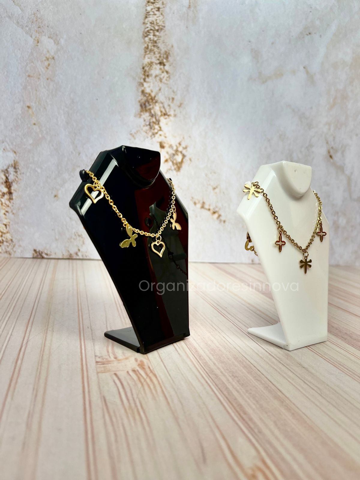 Exhibidor Soporte Cuello Collar Base Cadenas