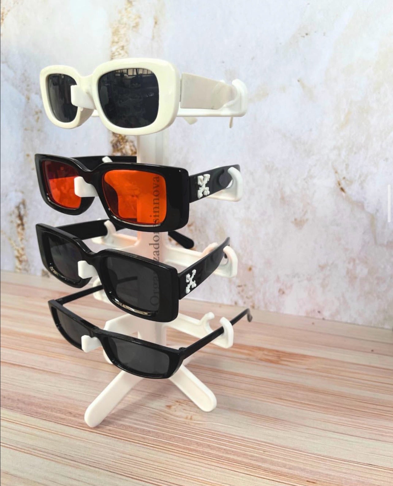 Exhibidor de Gafas de 5 niveles soporte base vertical