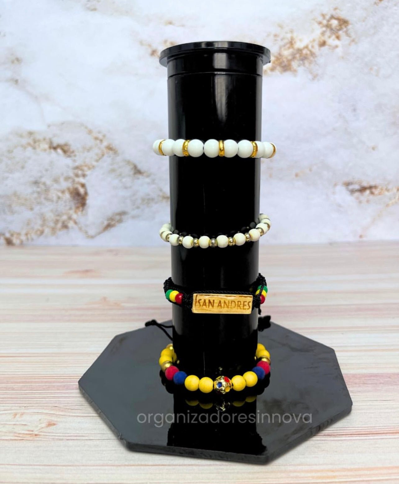 Exhibidor Soporte de Manillas y relojes tubo VERTICAL