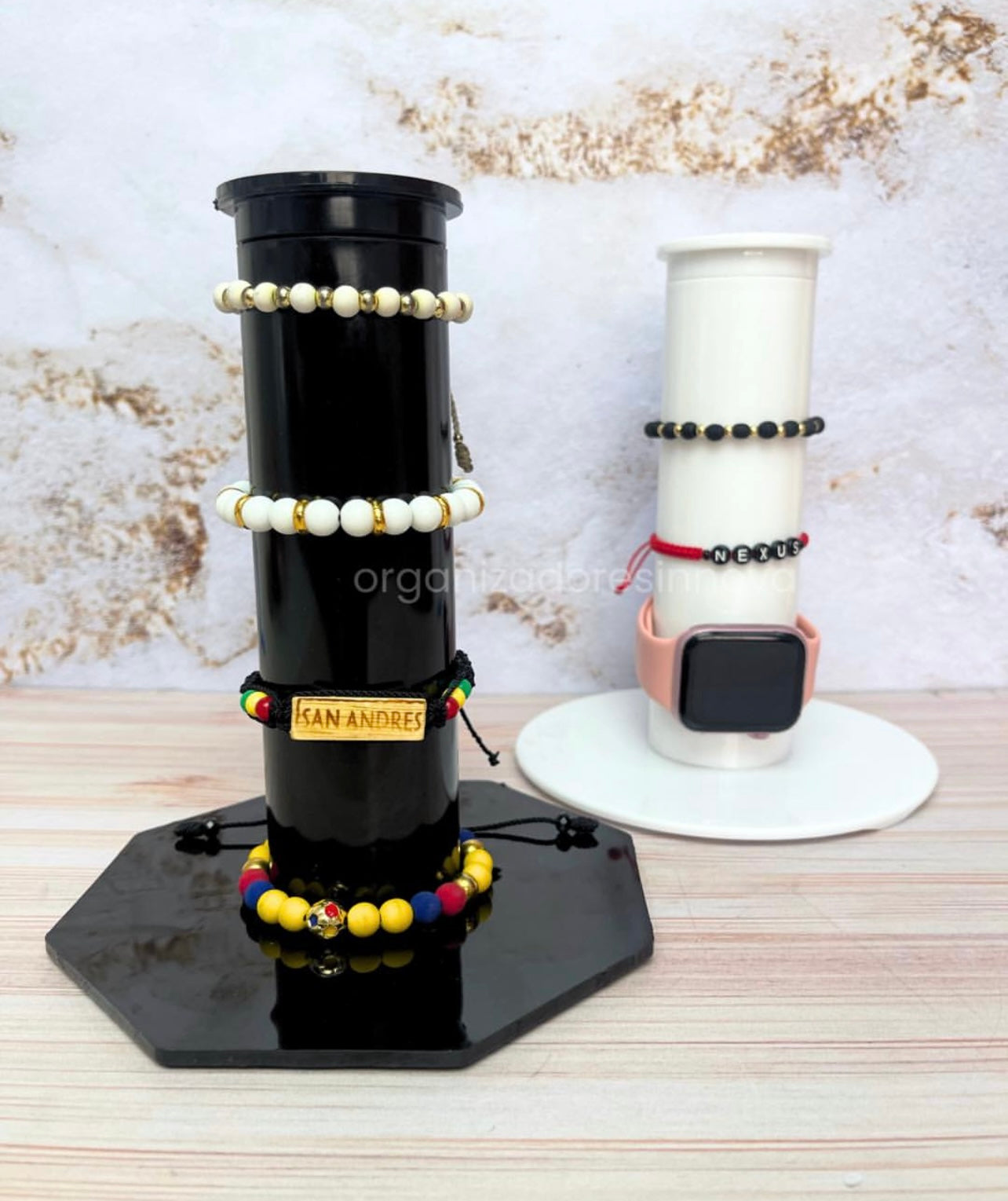 Exhibidor Soporte de Manillas y relojes tubo VERTICAL