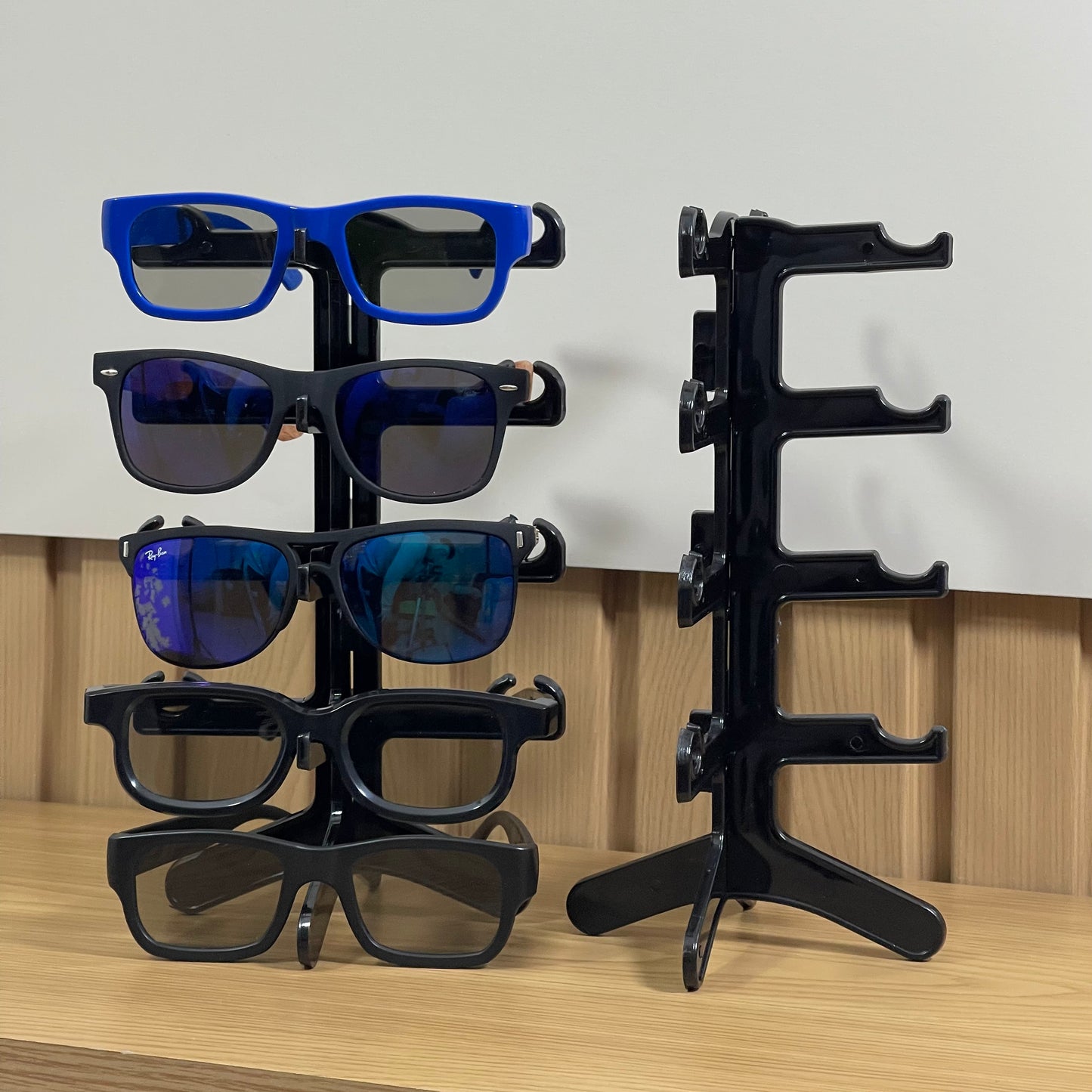 Exhibidor de Gafas de 5 niveles soporte base vertical
