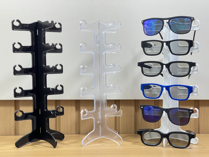 Exhibidor de Gafas de 5 niveles soporte base vertical