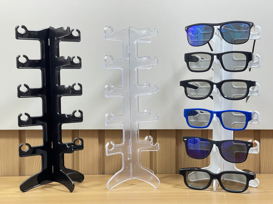 Exhibidor de Gafas de 5 niveles soporte base vertical