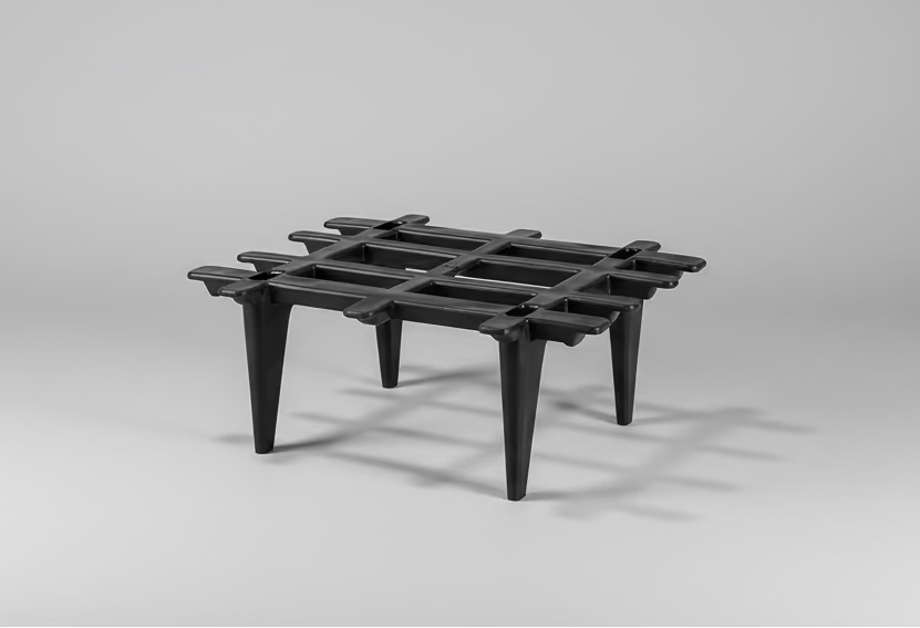 Base para matera cuadrada apilable jardinería soporte