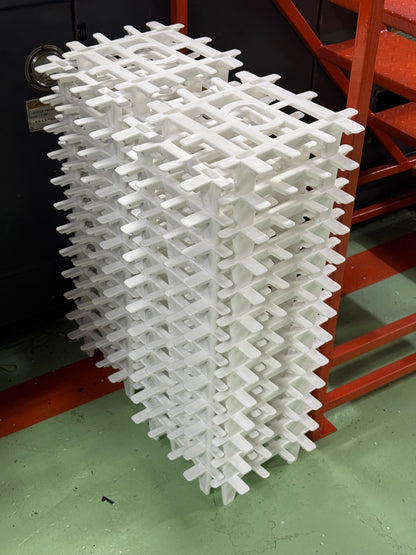 Base para matera cuadrada apilable jardinería soporte