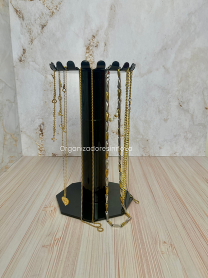 Exhibidor Soporte Torre para Collares y Cadenas Expositor