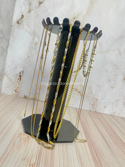Exhibidor Soporte Torre para Collares y Cadenas Expositor