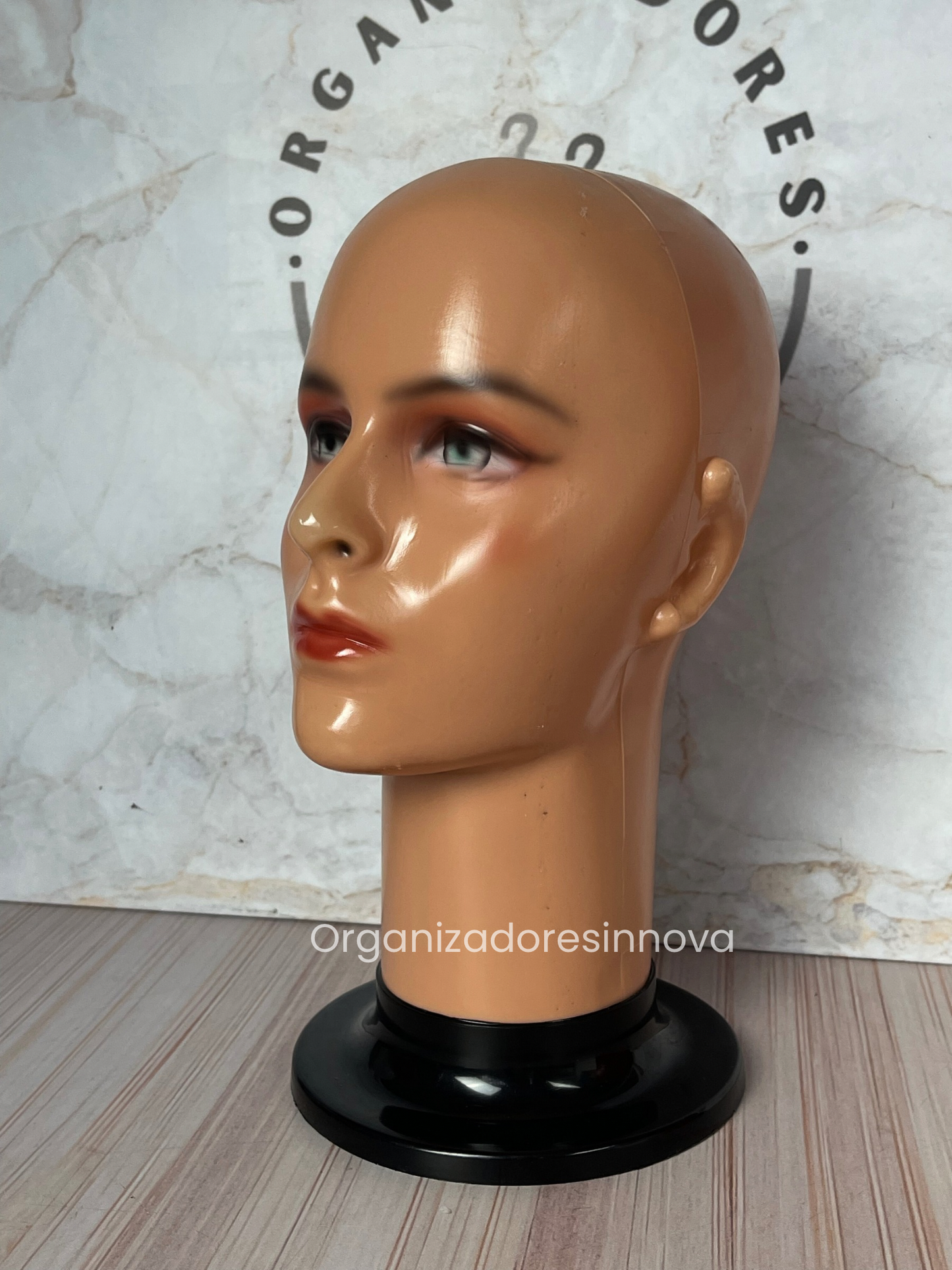 Cabeza Maniquí maquillada maniquíes de exhibición