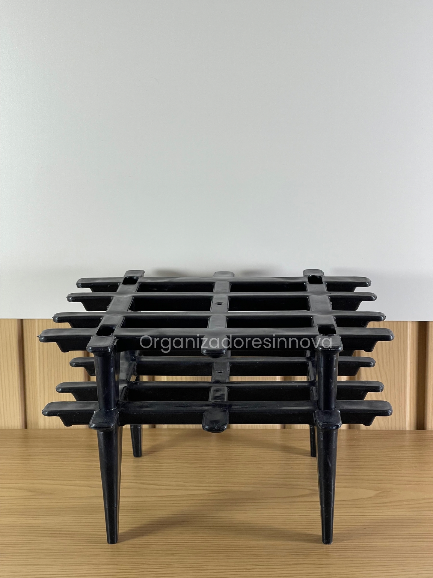 Base para matera cuadrada apilable jardinería soporte