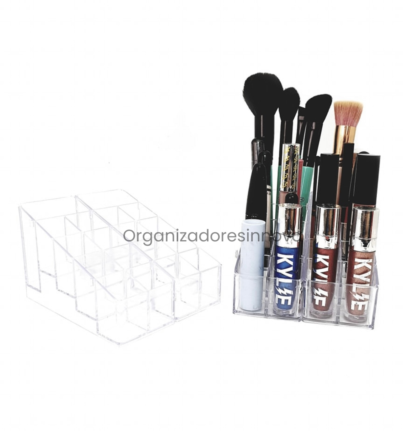 organizador de maquillaje exhibidor de labiales