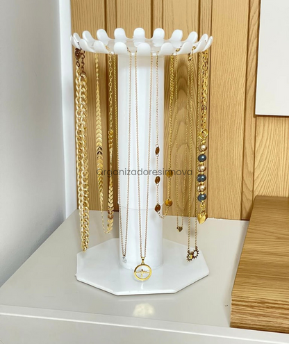 Exhibidor Soporte Torre para Collares y Cadenas Expositor