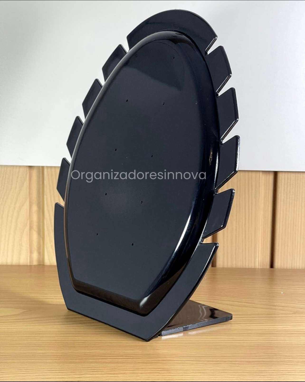 Exhibidor Soporte Cuello Collar Tipo Hoja Base Cadenas 5 puestos