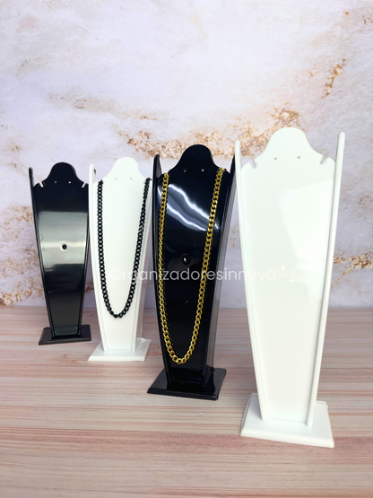 Exhibidor Soporte Cuello Collar Fantasma Base Cadenas