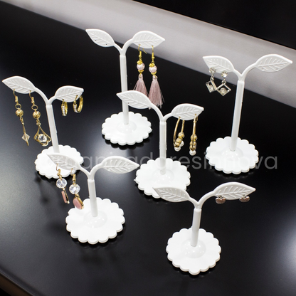 Exhibidor de aretes Hojitas individual Soporte Base Expositor
