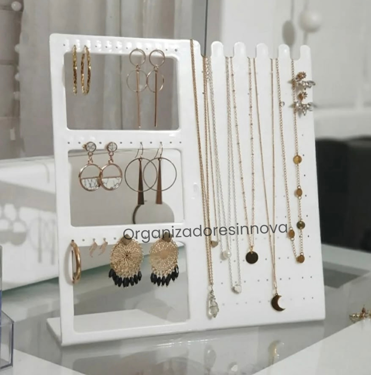 Exhibidor De Topos Organizador Expositor Aretes Candongas