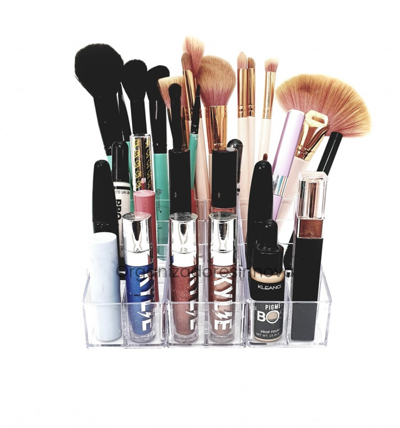 organizador de maquillaje exhibidor de labiales