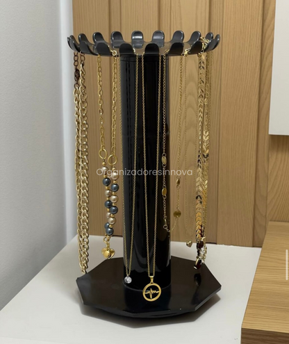 Exhibidor Soporte Torre para Collares y Cadenas Expositor