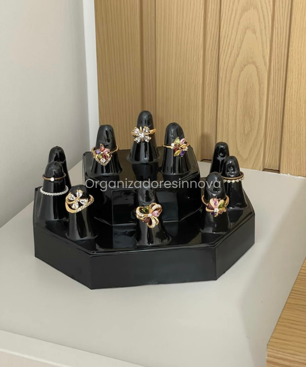 Exhibidor De Anillos Organizador Expositor