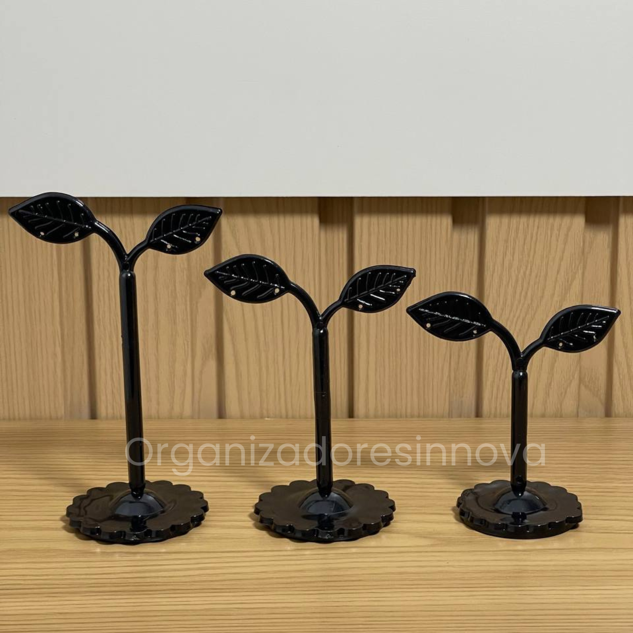 Exhibidor de aretes Hojitas individual Soporte Base Expositor