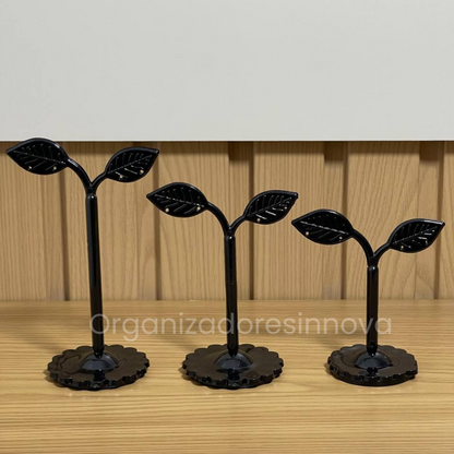 Exhibidor de aretes Hojitas individual Soporte Base Expositor