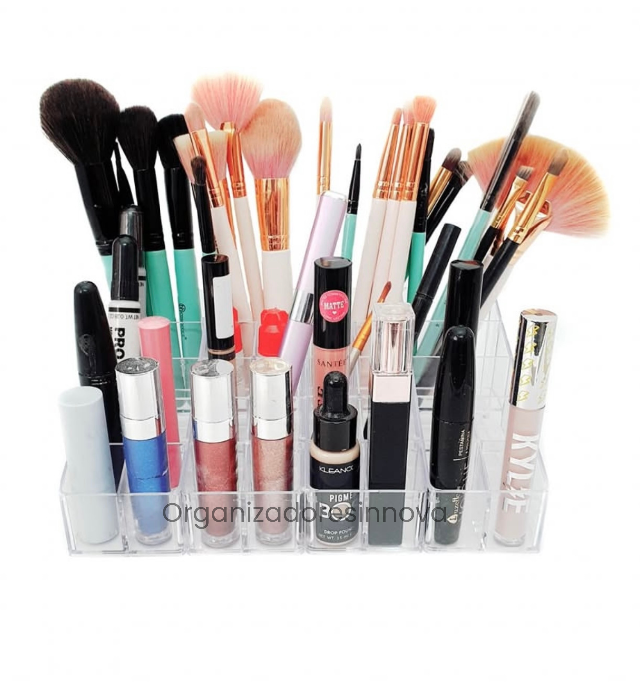 organizador de maquillaje exhibidor de labiales