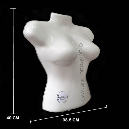 Torso maniquí de mujer medio cuerpo