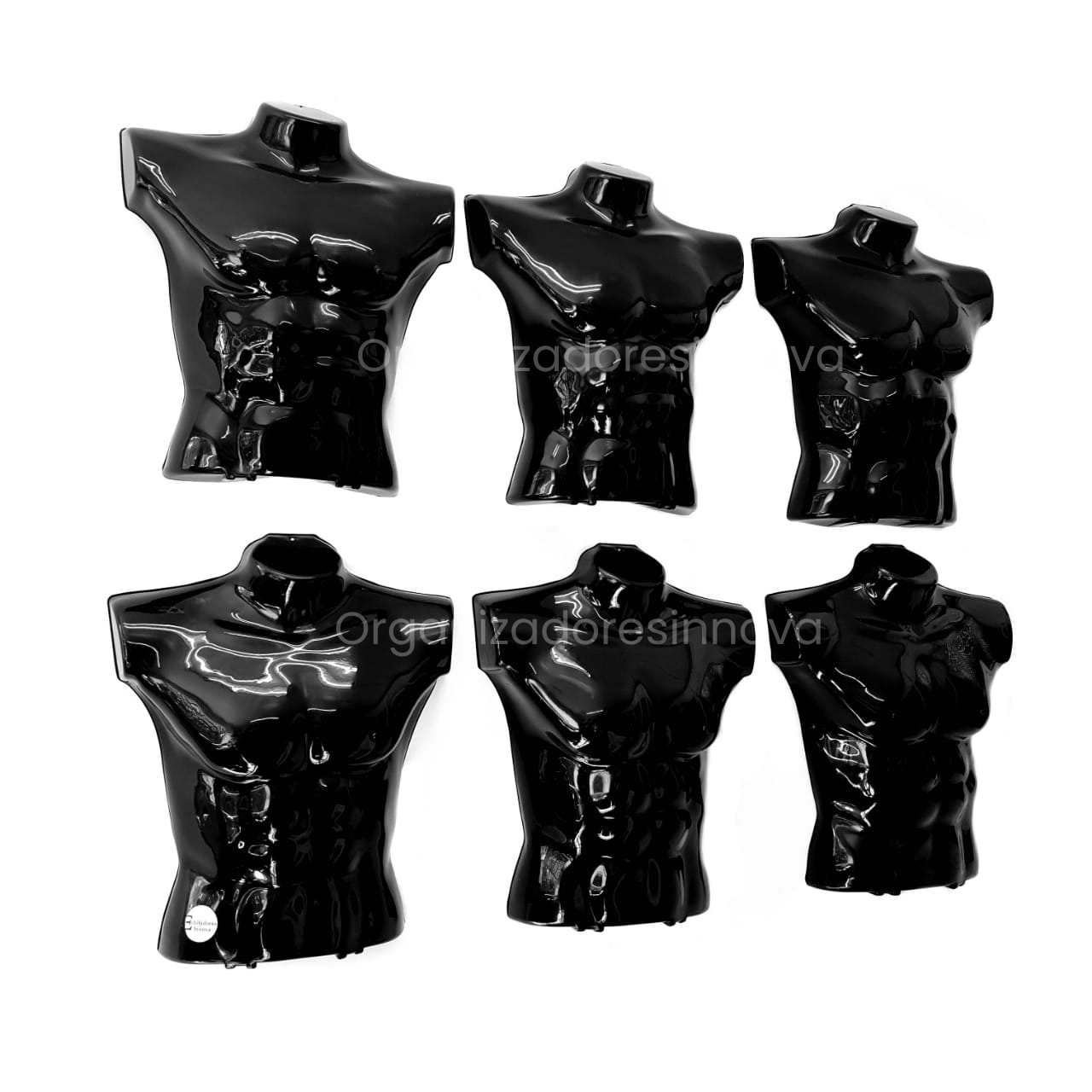 Torso maniquí Hombre medio cuerpo X 6 unidades