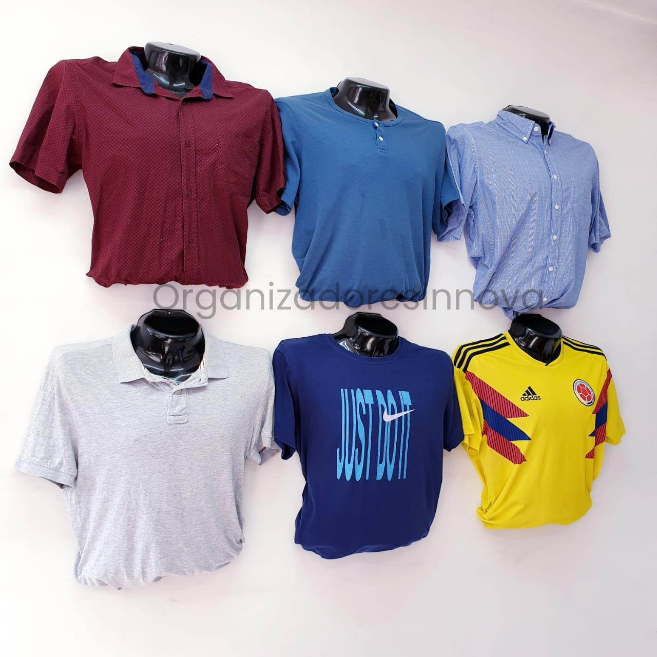 Torso maniquí Hombre medio cuerpo X 6 unidades