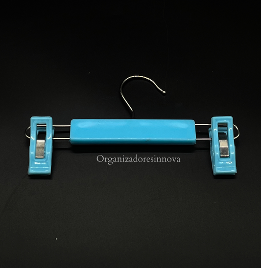 Gancho Para Bebe Percha Pinza de lujo tipo madera X12 unidades