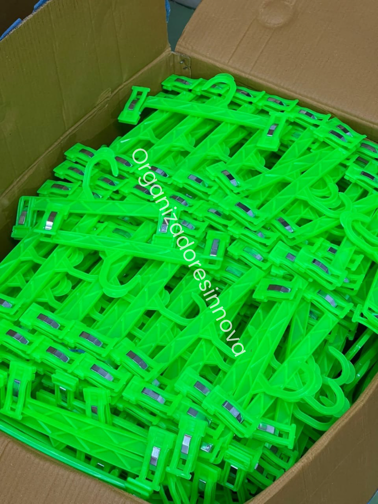 Gancho Percha Pinza MEDIANO Básica X120 unidades