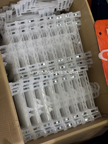 Gancho Percha Pinza MEDIANO Básica X120 unidades