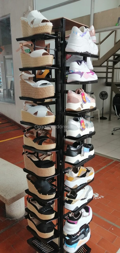 Torre para calzado Exhibidor zapatos Organizador