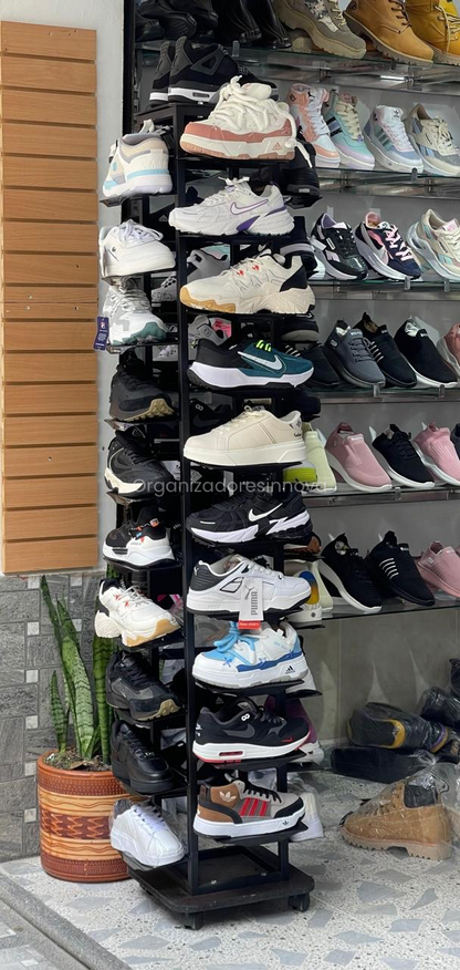 Torre para calzado Exhibidor zapatos Organizador