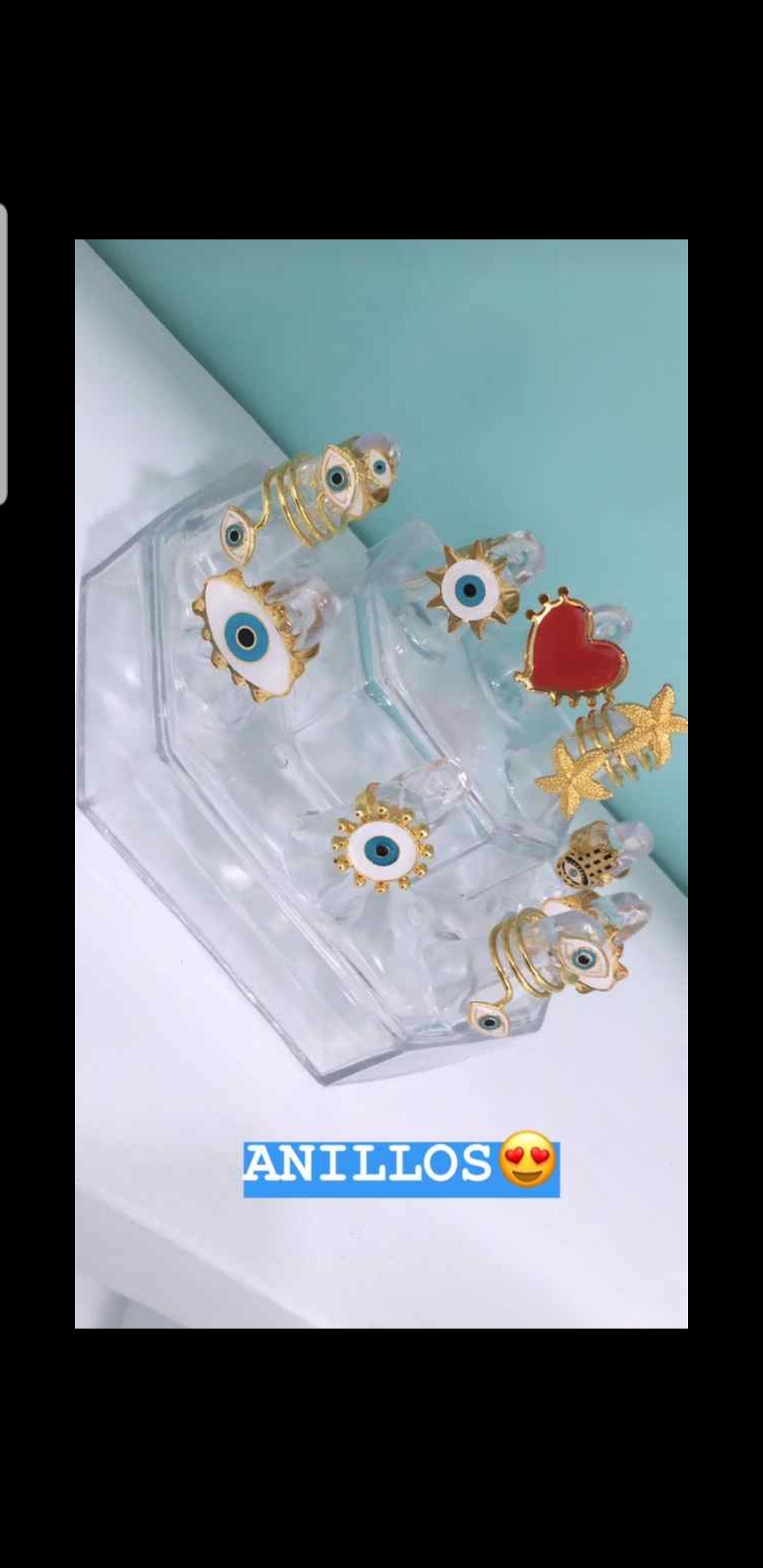 Exhibidor De Anillos Organizador Expositor
