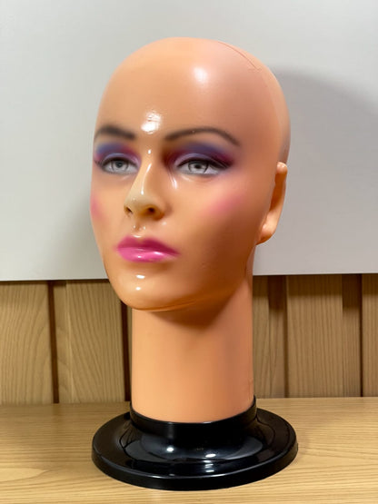 Cabeza Maniquí maquillada maniquíes de exhibición